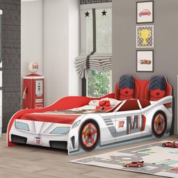 Cama Infantil Fast Car - Branco - 1