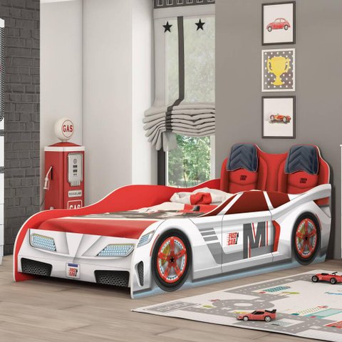 Cama Infantil Fast Car - Branco