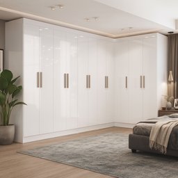 Guarda-roupa Modulado de Canto 11 Portas e 4 Gavetas Paris - 1