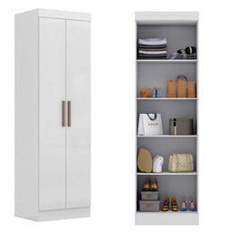 Guarda-roupa Modulado de Canto 11 Portas e 4 Gavetas Paris - 5