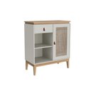 Ver imagem 2 de Aparador - Trama 800x940x385 mm 1 Porta 1 Gav Bege/Mel/Off White