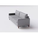 Ver imagem 5 de Sofá 3 Lugares Living Fixo Viena 2,00m em Linho:cinza Médio