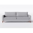 Ver imagem 4 de Sofá 3 Lugares Living Fixo Viena 2,00m em Linho:cinza Médio