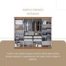 Guarda-roupa Modulado de Canto 11 Portas e 4 Gavetas Paris - 9
