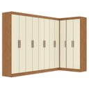 Ver imagem 2 de Guarda-roupa Modulado de Canto 11 Portas e 4 Gavetas Paris