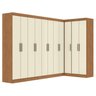 Guarda-roupa Modulado de Canto 11 Portas e 4 Gavetas Paris - 2