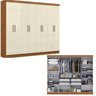 Guarda-roupa Modulado de Canto 11 Portas e 4 Gavetas Paris - 7