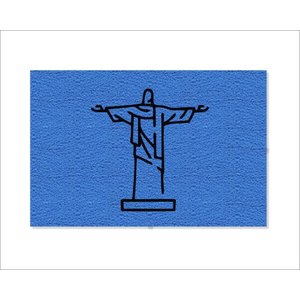 Tapete Capacho Cristo Redentor
