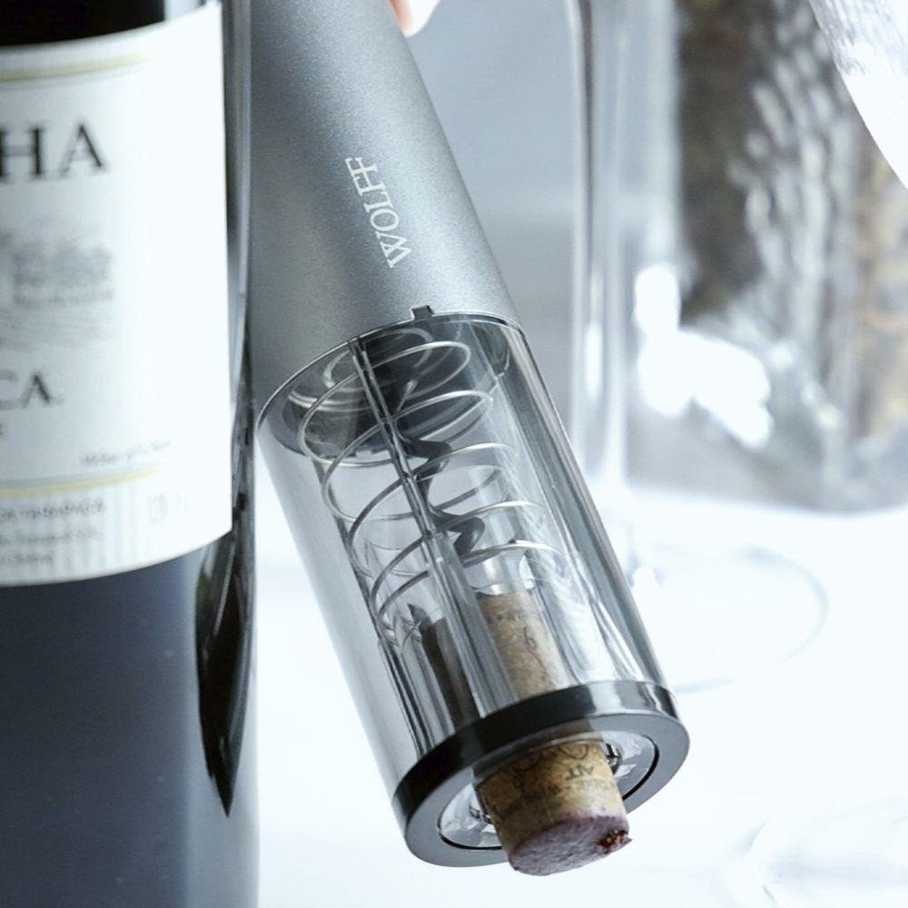 Saca Rolhas Elétrico Wolff Aço Inox para Vinho - 3