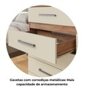 Ver imagem 7 de Cômoda 10 Gavetas Avelas Yescasa Louro Freijó