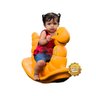 Gangorra Minhoca Infantil Planet Kids Brinquedos Amarelo - 2