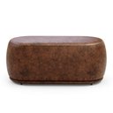 Ver imagem 6 de Conjunto 02 Puffs Decorativos Orgânicos Molly Couríssimo Whisky - Desk Design Cor Whisky