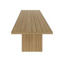 Ver imagem 5 de Conjunto 11 Peças com Mesa para Reunião 6 Lugares 7 Armários 2 Gaveteiros e Estante Amendoa Marrom