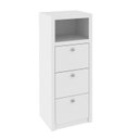 Ver imagem 7 de Conjunto 11 Peças com Mesa para Reunião 6 Lugares 7 Armários 2 Gaveteiros e Estante Branco