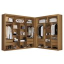 Ver imagem 1 de Closet Modulado 8 Gavetas MDF Freijó Amoudi Móveis