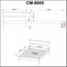 Conjunto Cama Casal com 2 Mesas de Cabeceira - 7