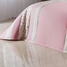Kit Edredom Clara Super King Bordado 4Pçs 100% Algodão Rosa Chá - 2