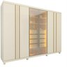 Guarda-roupas Casal 6 Portas com Pés e Led Absolut New Reflecta 100% Mdf - 3