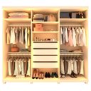 Ver imagem 5 de Guarda-Roupas Casal 6 Portas Reflecta com Pés e LED Absolut New Reflecta 100% MDF Off White