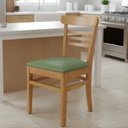 Ver imagem 1 de Cadeira Madeira Maciça para Sala de Jantar Paulistana Verde/Mel/Musgo