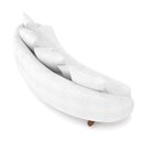 Ver imagem 7 de Sofá Living 3 Lugares 265cm Pés Madeira Morales com Almofadas Bouclê Off White G52 - Gran Belo
