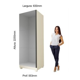 Sapateira 1 Porta Espelhada Gold 100% Mdf - 5