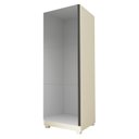 Ver imagem 3 de Sapateira 1 Porta Espelhada Gold 100% MDF Branco/Off White