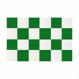 Tapete Capacho Vinil Tabuleiro de Xadrez Decorativo 60x40cm.:preto - 6