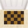 Tapete Capacho Vinil Tabuleiro de Xadrez Decorativo 60x40cm.:preto - 7