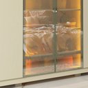 Ver mais imagens de Guarda-Roupa Casal 6 Portas com Pés com LED Imperatriz Reflecta 100% MDF Yescasa Off White