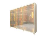 Ver imagem 3 de Guarda-roupa Casal 6 Portas Reflecta com Pés e Led Imperatriz 100% Mdf