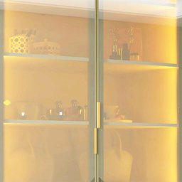 Guarda-roupa Casal 6 Portas, com 6 Portas Reflecta com Pés com Led Imperatriz 100% Mdf - 9