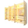 Guarda-roupa Casal 6 Portas, com 6 Portas Reflecta com Pés com Led Imperatriz 100% Mdf - 8