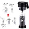 ABRIDOR AUTOMATICO DE VINHO GARRAFA SACA ROLHAS COM CORTA LACRE MANUAL - 3