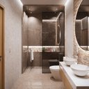 Ver imagem 7 de Cuba de Apoio para Banheiro/lavabo Cerâmica Redonda 32 Cm Manplex