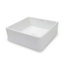 Ver imagem 2 de Cuba de Apoio para Banheiro/lavabo Cerâmica Quadrada 38 Cm Manplex