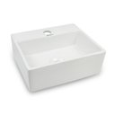 Ver imagem 3 de Cuba de Apoio para Banheiro/lavabo Cerâmica Quadrada 34 Cm Manplex