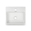 Ver mais imagens de Cuba de Apoio para Banheiro/lavabo Cerâmica Quadrada 34 Cm Manplex