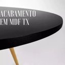 Ver imagem 4 de Mesa Cozinha Redonda Eiffel Madeira Mdf Tx 70cm