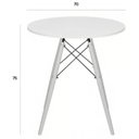 Ver imagem 3 de Mesa Cozinha Redonda Eiffel Madeira Mdf Tx 70cm