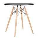 Ver imagem 1 de Mesa Cozinha Redonda Eiffel Madeira Mdf Tx 70cm