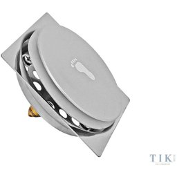 Ralo Click Inteligente de Inox Acabamento Quadrado 15x15 - 5