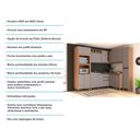 Ver imagem 4 de Armário De Cozinha 8 Peças Sem Tampo De 120 Com Cinza