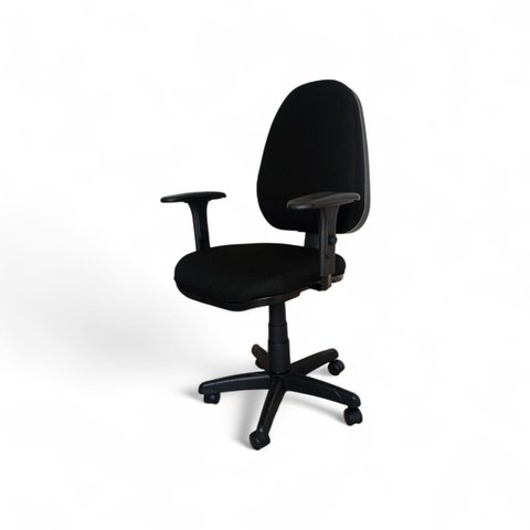 Cadeira Escritório Executiva Time Nr17 Tecido - Capa Encosto e Assento:preto