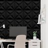 20 Placas Pvc 3d Revestimento de Parede Decorativa Estrelar Alto Relevo Preto Quarto Sala Cozinha 25 - 7