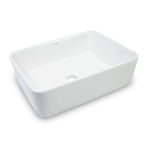 Cuba de Apoio para Banheiro/lavabo Cerâmica Quadrada 48 Cm Manplex