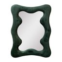 Ver imagem 2 de Espelho Decorativo Londres Veludo 67x90cm Verde Escuro