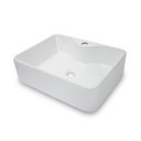 Ver imagem 3 de Cuba de Apoio para Banheiro/lavabo Cerâmica Quadrada 48 Cm Manplex