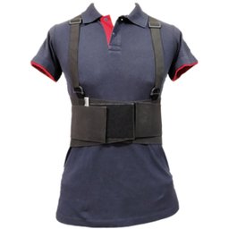 CINTA LOMBAR ERGONÔMICA COM SUSPENSÓRIO BELT DIGITADOR C-950 - GG - 1