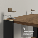 Ver mais imagens de Armário Estante Multiuso Organizador Despensa de Canto 15 Prateleiras 177cm Rustic/Preto Madesa